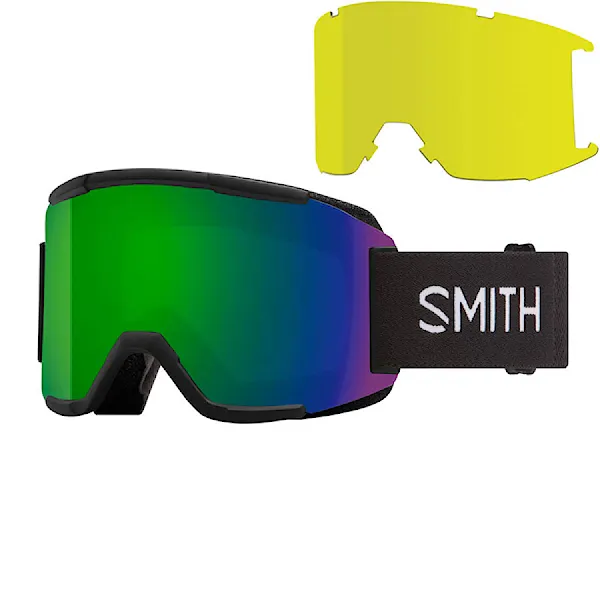 Gogle snowboardowe Smith Squad black | cp sun green mirror +yellow 2026