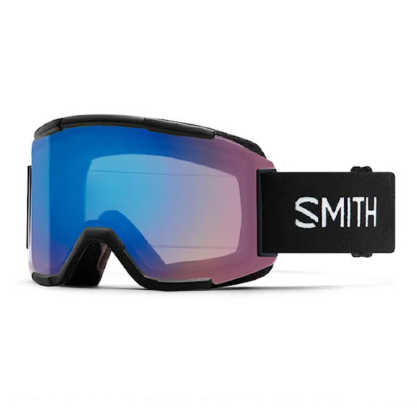 Snowboard Goggles Smith Squad black | cp storm rose red flash+yellow 2025