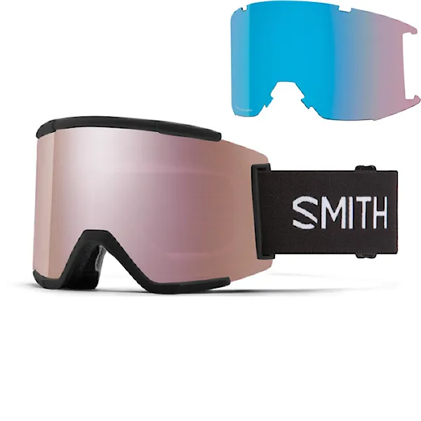 Gogle snowboardowe Smith Squad XL black | cp sun black gold+cp storm rose flash 2026