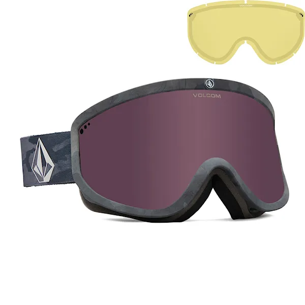 Snowboard Goggles Volcom Footprints cloudwash camo | light bronze+yellow 2024