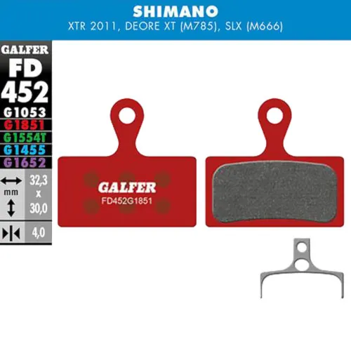 Brzdové destičky Galfer Advanced FD452 G1851 Shimano