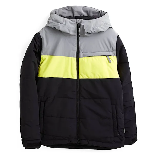 Bunda na snowboard Burton Boys Ropedrop true black/sharkskin/sulphur yel 2022