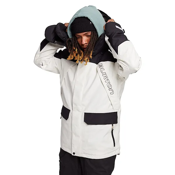 Snowboard Jacket Burton Gore Breach stout whiite/true black 2021
