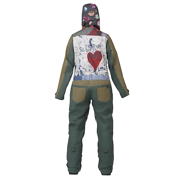 Snowboard Overall Burton L.a.m.b. Suzi Jumpsuit dusty olive 2017
