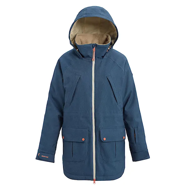Snowboard Jacket Burton Wms Prowess Stretch Denim light denim 2020