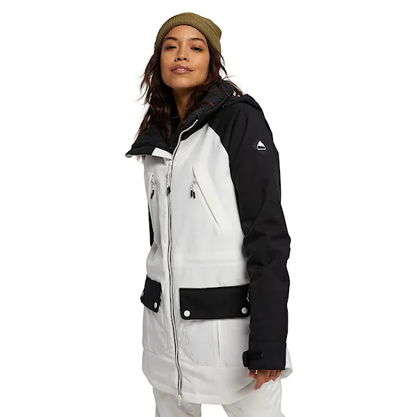 Snowboard Jacket Burton Wms Prowess true black/stout white 2021