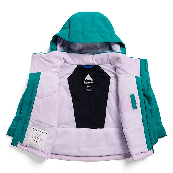 Bunda na snowboard Burton Toddler Ascutney Jacket pacific teal/moondust purple/true black 2027