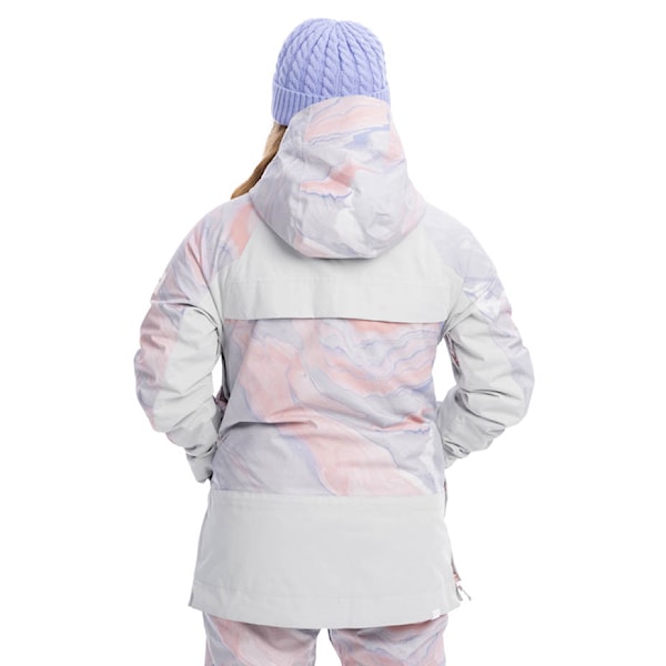 Kurtka snowboardowa Roxy Chloe Kim Overhead grey violet marble 2023