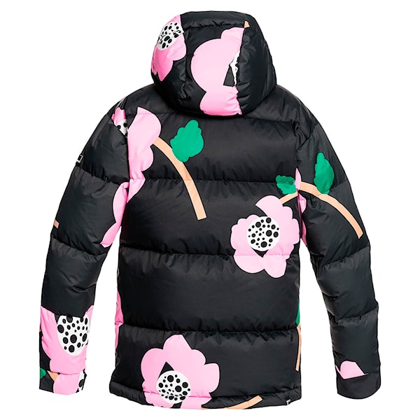 Snowboard Jacket Roxy Rowley X Roxy Puffer true black rowley flower 2022