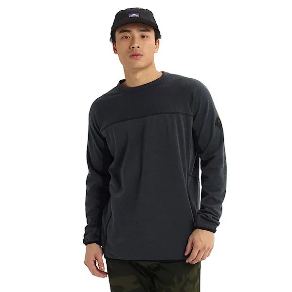 Technical Hoodie Burton Minturn Crew true black heather 2020