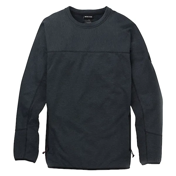 Technical Hoodie Burton Minturn Crew true black heather 2020