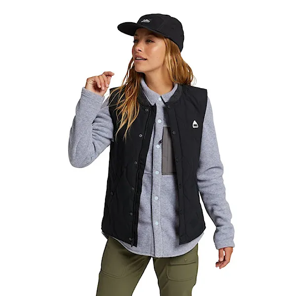 Winter Jacket Burton Wms Kiley Insulated Vest true black 2021