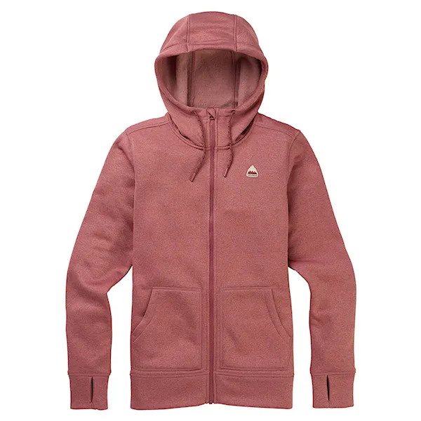 Technical Hoodie Burton Wms Oak Fz rose brown heather 2020