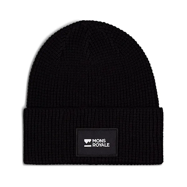 Czapka Mons Royale Bluff Merino black 2026