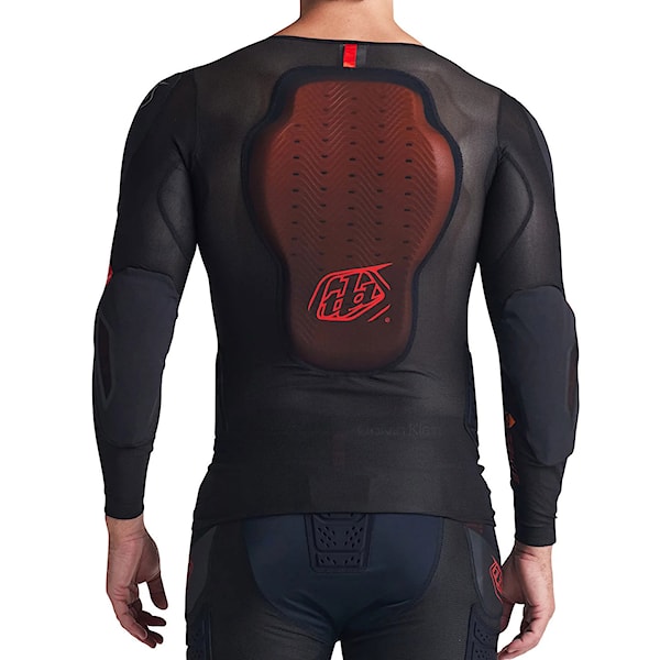 Chránič chrbtice na bicykel Troy Lee Designs Stage Ghost D3O LS Baselayer solid black
