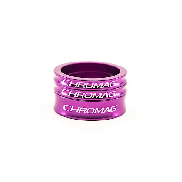 Podložky pod predstavec Chromag Headset Spacers purple