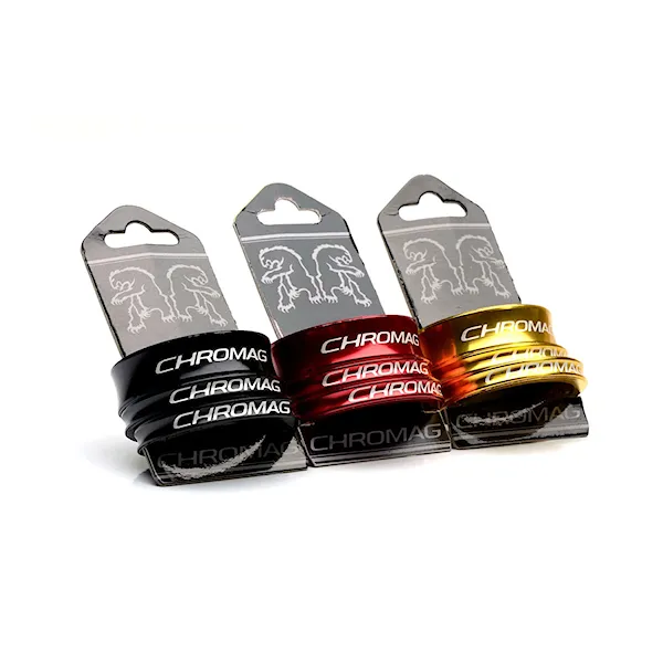 Podložky pod predstavec Chromag Headset Spacers red