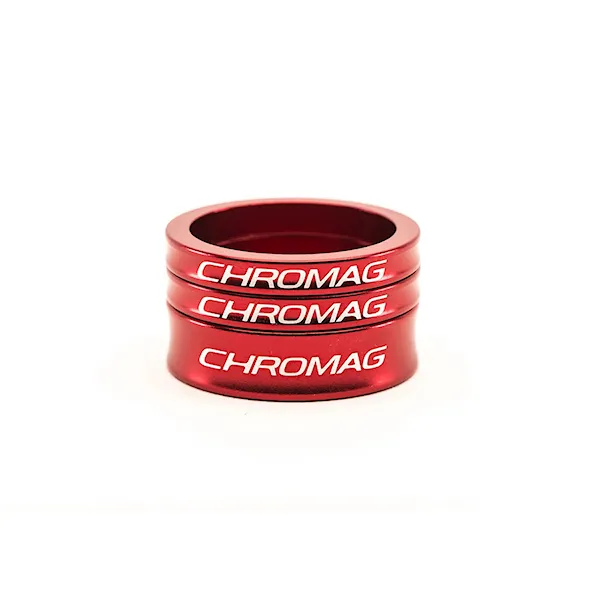 Podložky pod predstavec Chromag Headset Spacers red