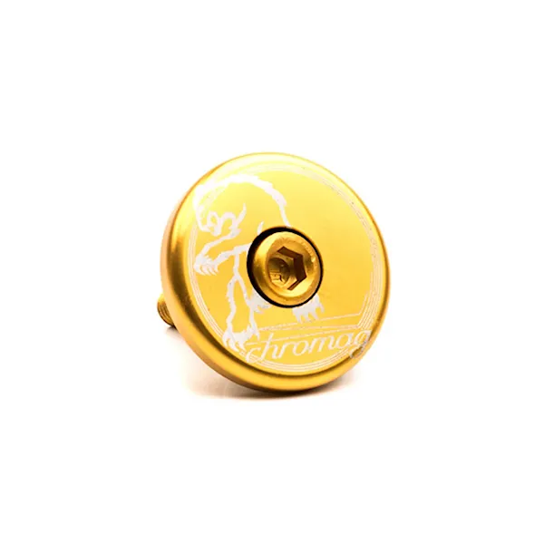 Viečko hlavového zloženia Chromag Top Cap gold