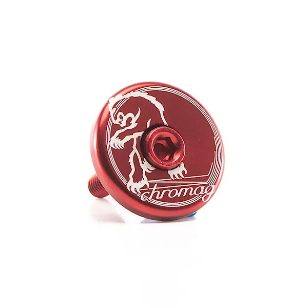 Viečko hlavového zloženia Chromag Top Cap red