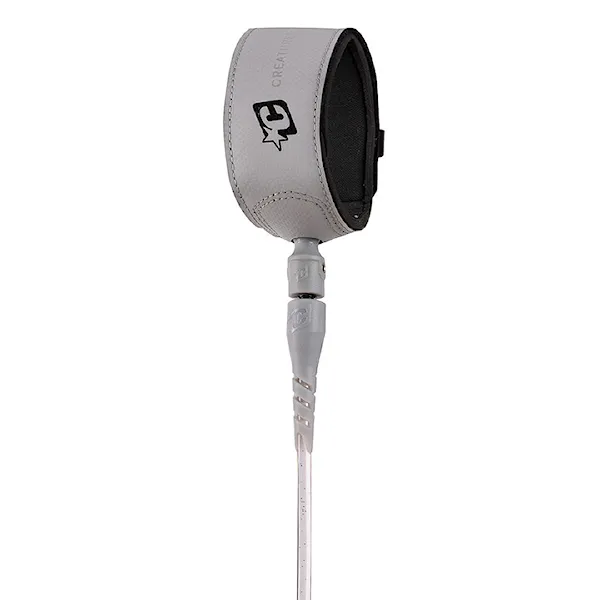 Surf leash Creatures Superlite Pro 6 white speckle black