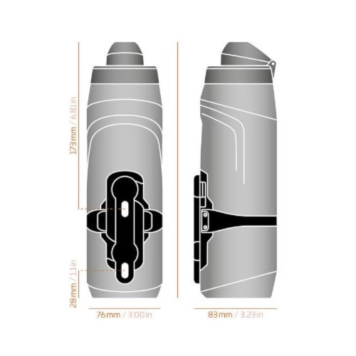 Fľaša na bicykel Fidlock Bottle Twist 800 Set black