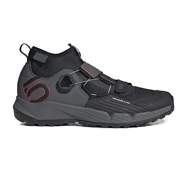 Bike topánky Five Ten 5.10 Trailcross Pro Clip-In grey five/core black/red