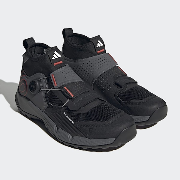 Bike Shoes Five Ten 5.10 Trailcross Pro Clip-In grey five/core black/red