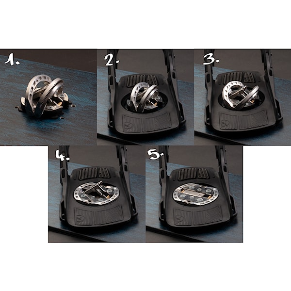 Dysk do wiązań Nidecker Easy Lock Rental Disk black 2023