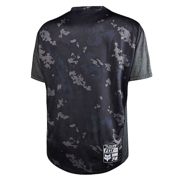 Bike dres Fox Indicator Ss Prints Jersey heather black 2016