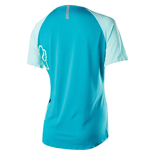 Bike Jersey Fox Womens Attack Jersey ice blue 2017