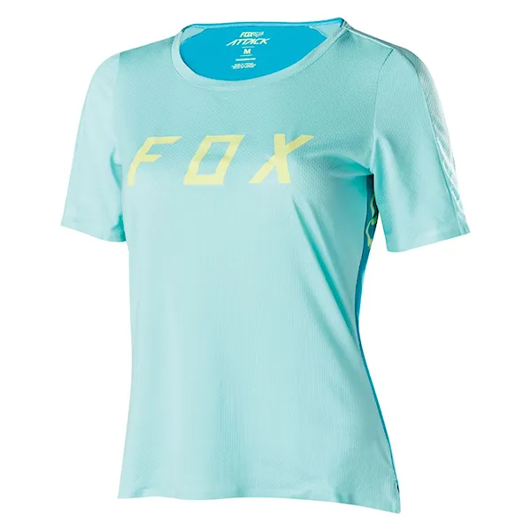 Bike Jersey Fox Womens Attack Jersey ice blue 2017