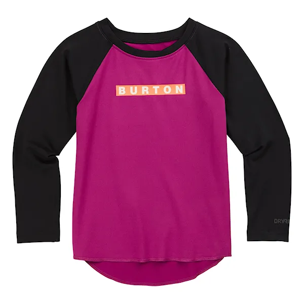 T-shirt Burton Toddler Midweight Base Layer true black/vivid viola 2023