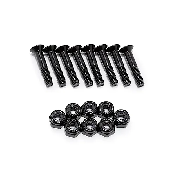 Skateboard hardware Goldcoast Black 1"