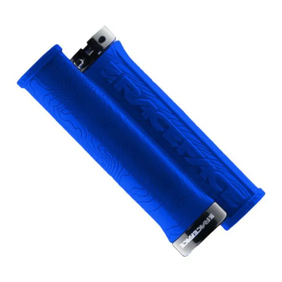Bike gripy Race Face Half Nelson Single Lock On blue