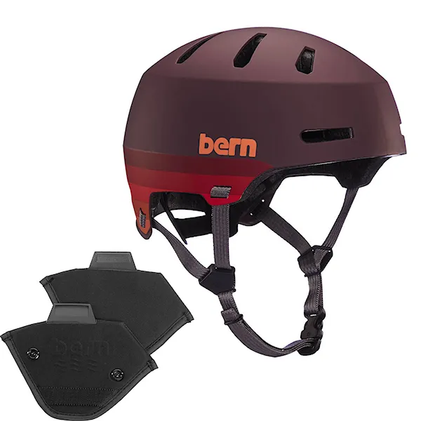 Helma na wakeboard Bern Macon 2.0 H2O matte retro maroon 2021