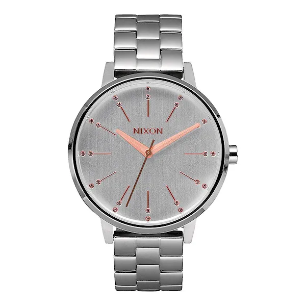 Hodinky Nixon Kensington silver/light gold crystal 2016
