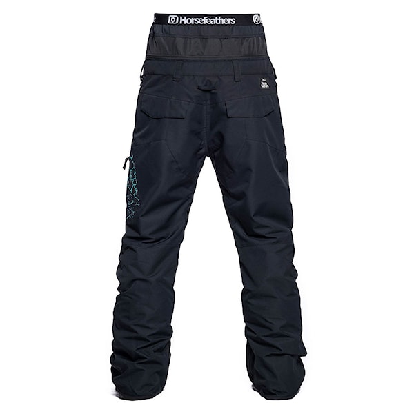 Nohavice na snowboard Horsefeathers Charger Eiki cracked black 2021