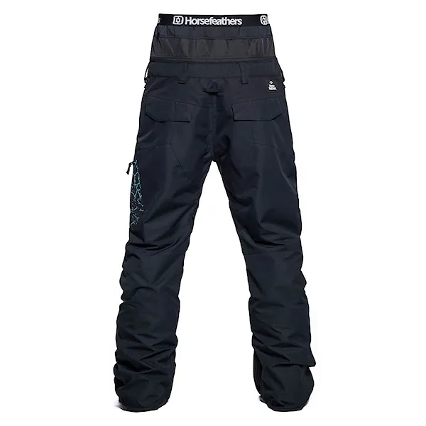Nohavice na snowboard Horsefeathers Charger Eiki cracked black 2021