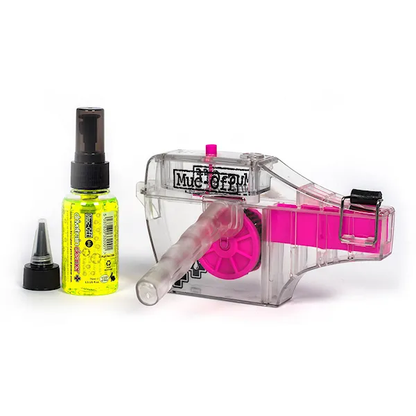 Przyrząd do czyszczenia łańcucha Muc-Off X3 Chain Cleaning Device Kit