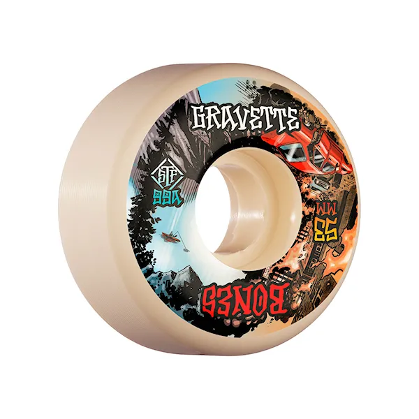 Skateboard kolieska Bones Stf Gravette Heaven&Hell V2 Lock beige 2022