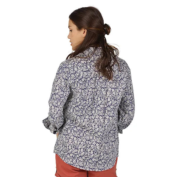 Košile Burton Wms Grace Flannel mood indigo mini floral 2018