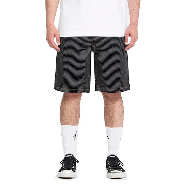Kraťasy Volcom Work Dialed Short 22 black stripe 2026