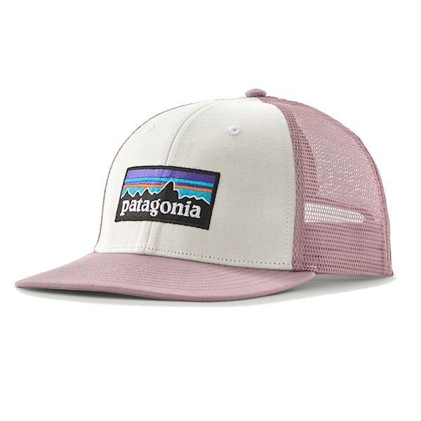 Kšiltovka Patagonia P-6 Logo Trucker Hat white w/quiet violet 2026