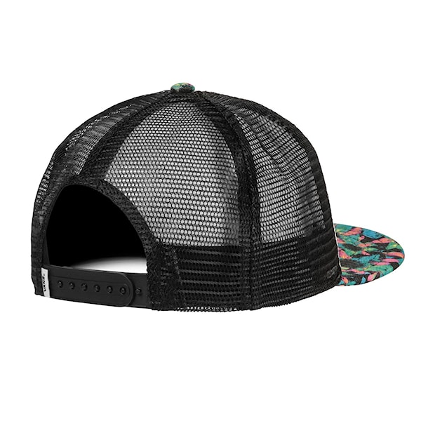 Kšiltovka Vans Beach Girl Trucker floral mix black/turquoise 2016