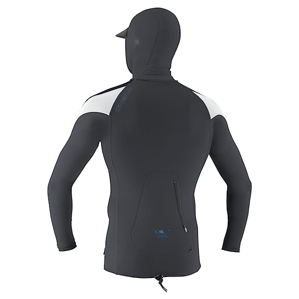 Lycra O'Neill Premium Skins O'zone L/S Rash Guard W/Hood graphite/slate/white 2025