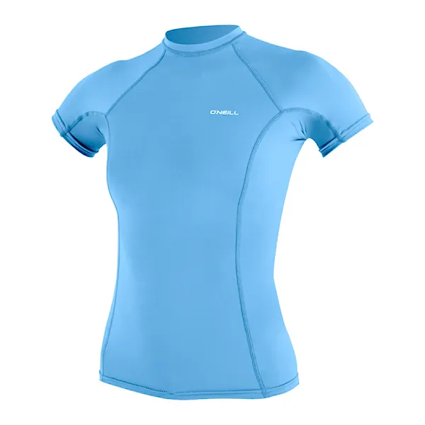 Lycra O'Neill Wms Basic Skins S/S Rash Guard azurine 2026