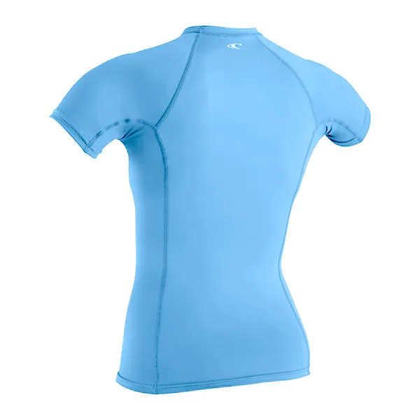 Lycra O'Neill Wms Basic Skins S/S Rash Guard azurine 2026