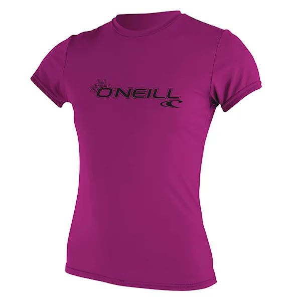 Lycra O'Neill Wms Basic Skins S/S Sun Shirt fox pink 2026