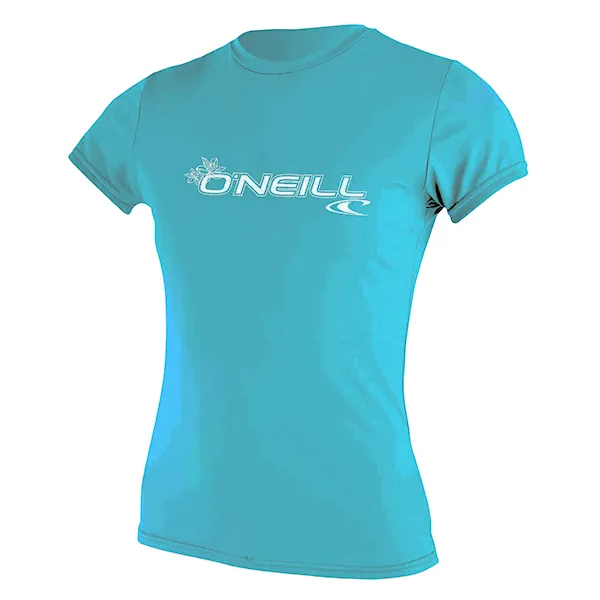 Lycra O'Neill Wms Basic Skins S/S Sun Shirt light aqua 2026